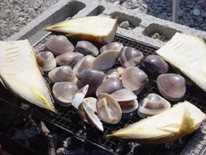 春の豪華なバーベキュー